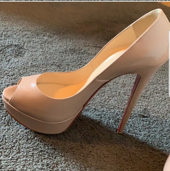 Christian Louboutin Lady Peep Patent shoes - Picture 3 of 8